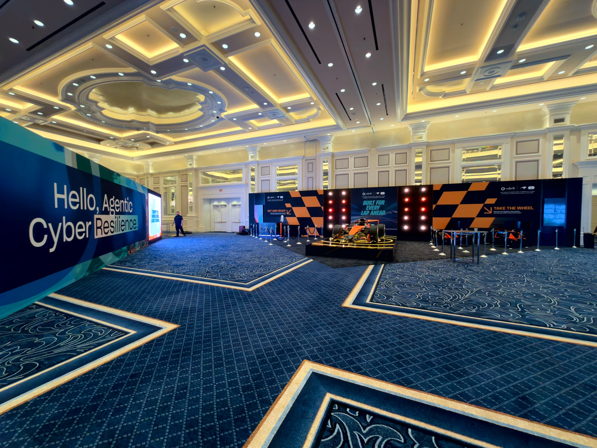 Wide view of a conference ballroom during a general session.